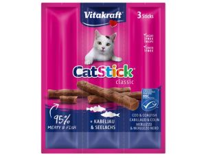 Vitakraft Cat Stick Classic Dorsz i Czarniak 18g [2424003]