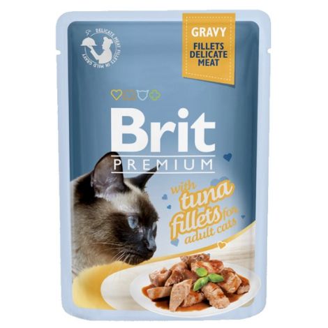 Brit Premium Cat Fillets with Tuna sos saszetka 85g