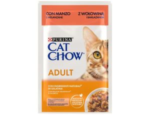 Purina Cat Chow Wołowina i bakłażan saszetka 85g