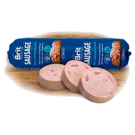 Brit Premium Sausage Chicken & Lamb 800g