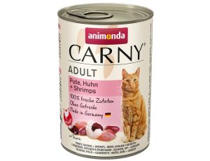Animonda Carny Adult Indyk, Kurczak + Krewetki puszka 400g