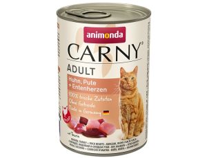 Animonda Carny Adult Kurczak, Indyk + Kacze serca puszka 400g