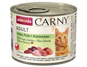 Animonda Carny Adult Kurczak, Indyk + Królik puszka 200g
