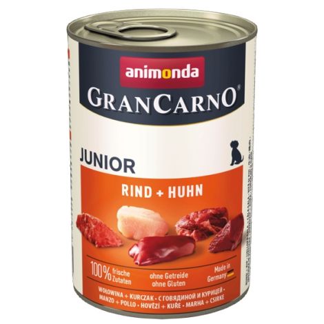 Animonda GranCarno Original Junior Rind Huhn Wołowina + Kurczak puszka 400g - 2