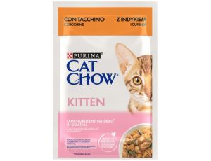 Purina Cat Chow Kitten Indyk i cukinia saszetka 85g