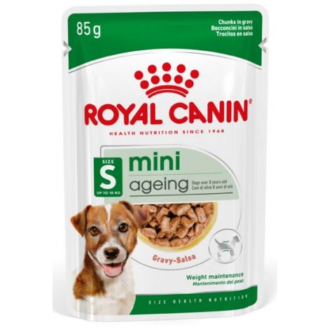 Royal Canin Mini Ageing karma mokra w sosie dla psów dojrzałych po 8 roku życia, ras małych saszetka 85g