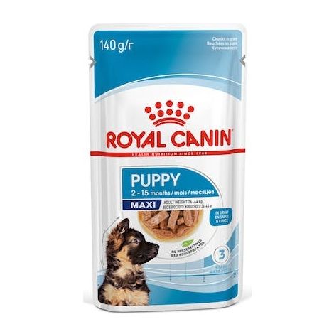 Royal Canin Maxi Puppy karma mokra w sosie dla szczeniąt, od 2 do 15 miesiąca życia, ras dużych saszetka 140g