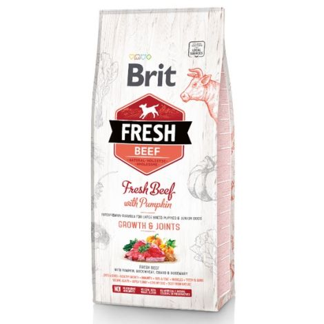 Brit Fresh Dog Puppy Large Beef & Pumpkin 12kg