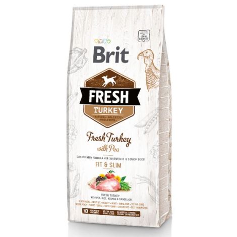 Brit Fresh Dog Adult Light Turkey & Pea 12kg