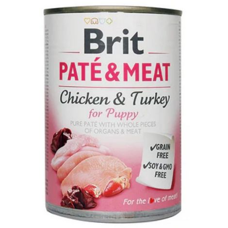 Brit Pate & Meat Dog Puppy puszka 400g