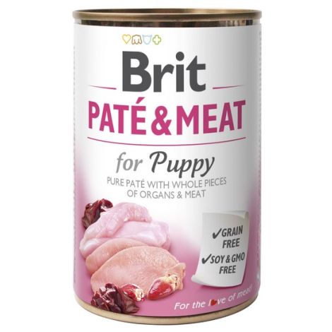 Brit Pate & Meat Dog Puppy puszka 400g - 2