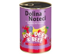 Dolina Noteci Superfood Pies Sarna i wołowina puszka 400g