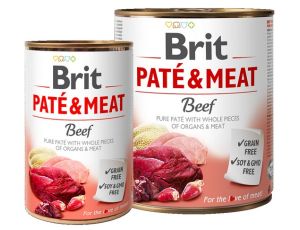 Brit Pate & Meat Dog Beef puszka 800g