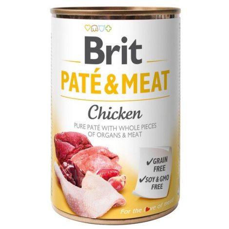 Brit Pate & Meat Dog Chicken puszka 800g - 2