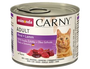 Animonda Carny Adult Wołowina + Jagnięcina puszka 200g