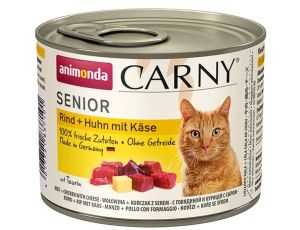 Animonda Carny Senior Wołowina, Kurczak + Ser puszka 200g