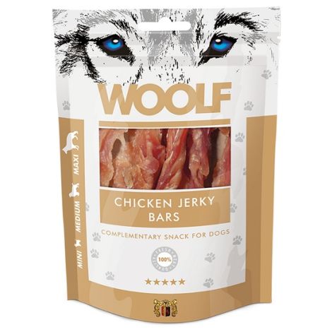 Woolf Chicken Jerky Bars 100g - 2