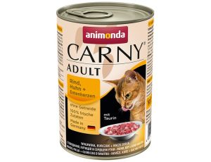 Animonda Carny Adult Wołowina, Kurczak + Kacze serca puszka 400g - 2
