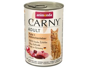 Animonda Carny Adult Indyk + Wątróbka kurczaka puszka 400g