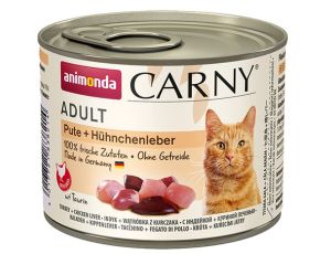Animonda Carny Adult Indyk + Wątróbka kurczaka puszka 200g