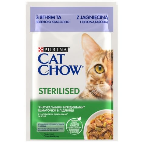 Purina Cat Chow Sterilised Jagnięcina saszetka 85g