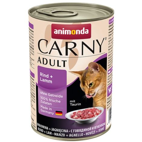 Animonda Carny Adult Wołowina + Jagnięcina puszka 400g - 2