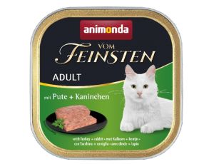 Animonda vom Feinsten Cat Adult z Indykiem i Królikiem tacka 100g