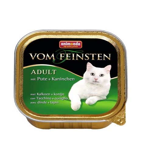 Animonda vom Feinsten Cat Adult z Indykiem i Królikiem tacka 100g - 2