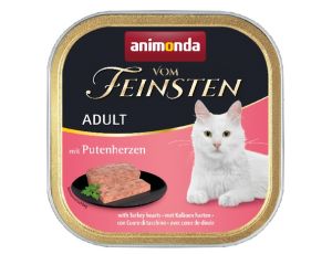 Animonda vom Feinsten Cat Adult z Sercami Indyka tacka 100g