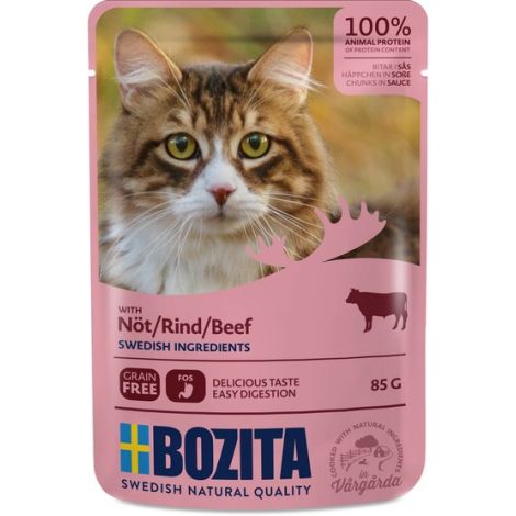 Bozita Cat Wołowina w sosie saszetka 85g