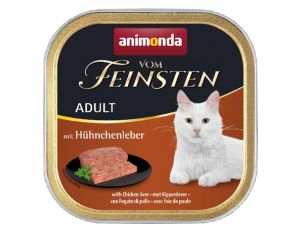 Animonda vom Feinsten Cat Adult z Wątróbką Kurczaka tacka 100g