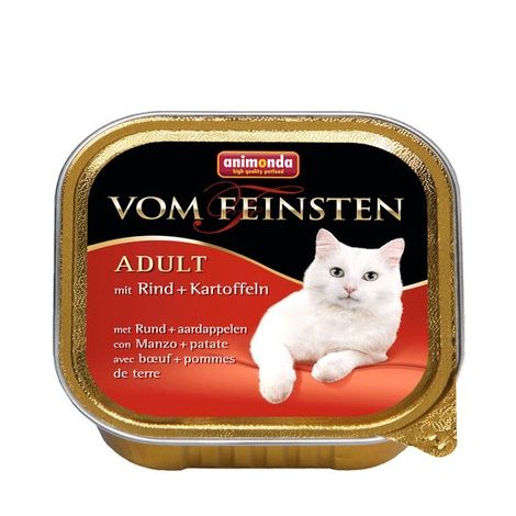 Animonda vom Feinsten Cat Adult z Wołowiną i Ziemniakami tacka 100g - 2