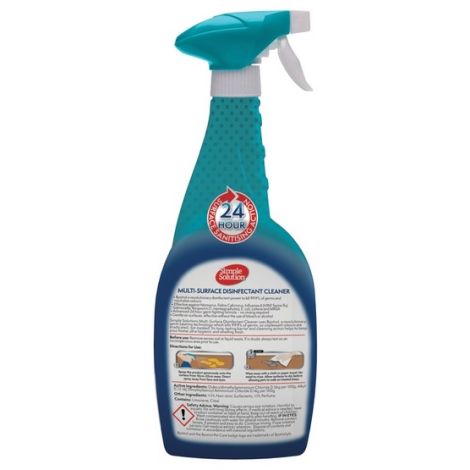 Simple Solution Multi-Surface Disinfectant Cleaner - preparat dezynfekujący spray 750ml - 2