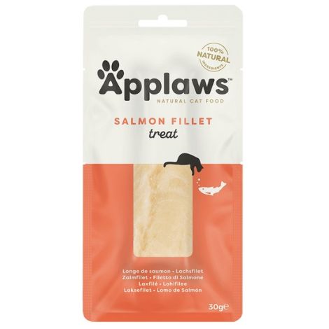 Applaws Natural Cat Loin Suszona polędwica z łososia 30g