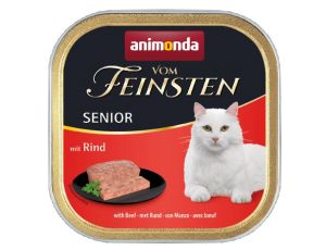 Animonda vom Feinsten Cat Senior z Wołowiną tacka 100g