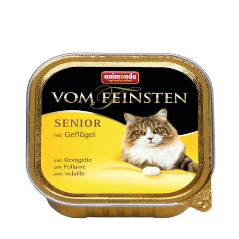 Animonda vom Feinsten Cat Senior z Drobiem tacka 100g - 2