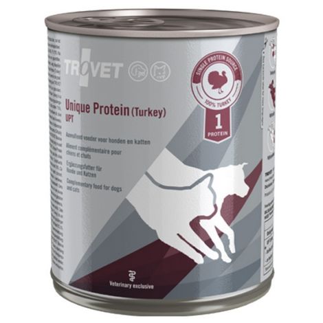 Trovet Unique Protein UPT Indyk dla psa i kota puszka 800g