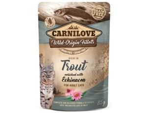 Carnilove Cat Trout & Echinacea - pstrąg i Echinacea saszetka 85g