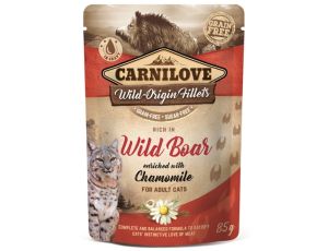 Carnilove Cat Wild Boar & Chamomile - dzik i rumianek saszetka 85g