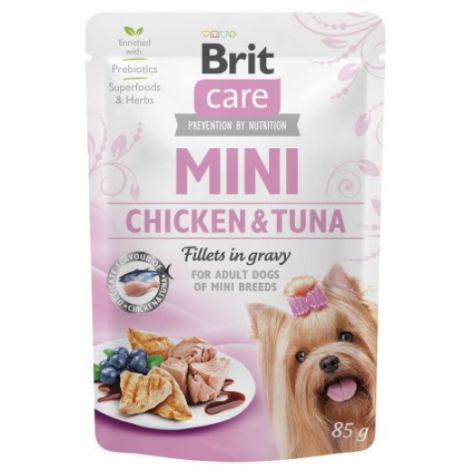 Brit Care Dog Mini Chicken & Tuna saszetka 85g