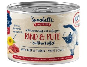 Sanabelle Wołowina, indyk i batat puszka 180g