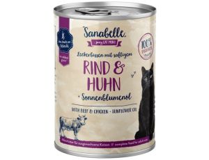 Sanabelle Wołowina i kurczak puszka 400g