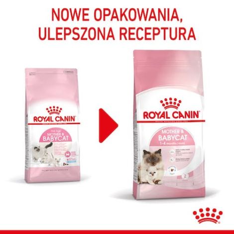 Royal Canin Mother&Babycat karma sucha dla kotek w okresie ciąży, laktacji i kociąt od 1 do 4 miesiąca 4kg - 5