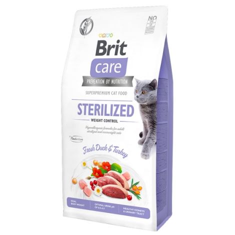 Brit Care Cat Grain Free Sterilized Weight Control 7kg