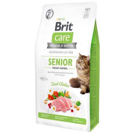 Brit Care Cat Grain Free Senior Weight Control 7kg