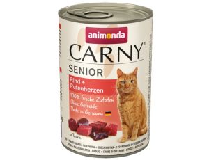Animonda Carny Senior Wołowina + Serca Indyka puszka 400g