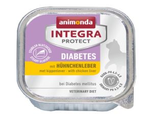 Animonda Integra Protect Diabetes dla kota - z wątróbką kurczaka tacka 100g