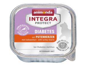 Animonda Integra Protect Diabetes dla kota - z sercami indyka tacka 100g