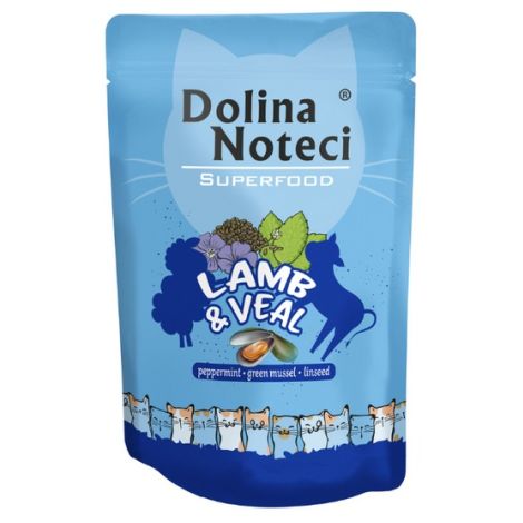 Dolina Noteci Superfood Kot Jagnięcina i cielęcina saszetka 85g