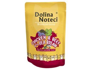 Dolina Noteci Superfood Kot Kurczak, wołowina i dorada saszetka 85g